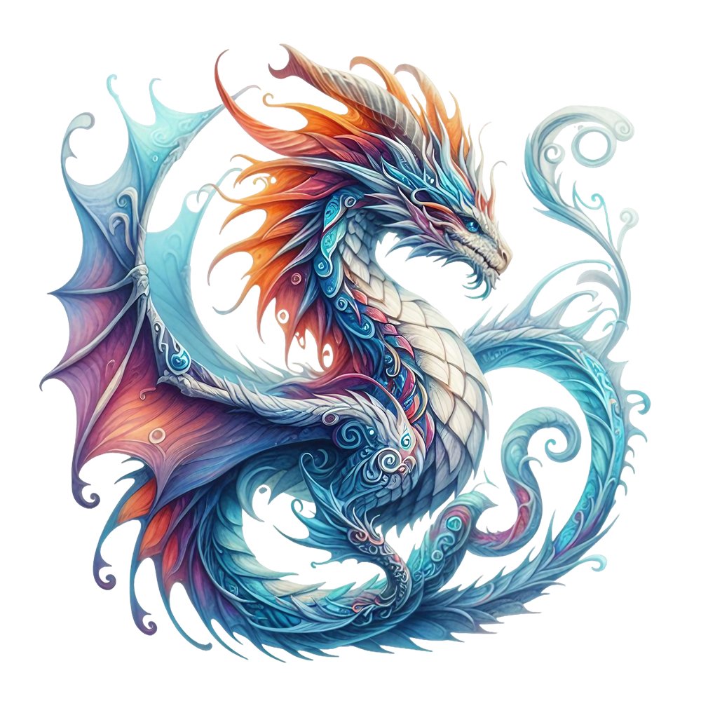 The Dragon Lair Dragon #53 Fabric Panel