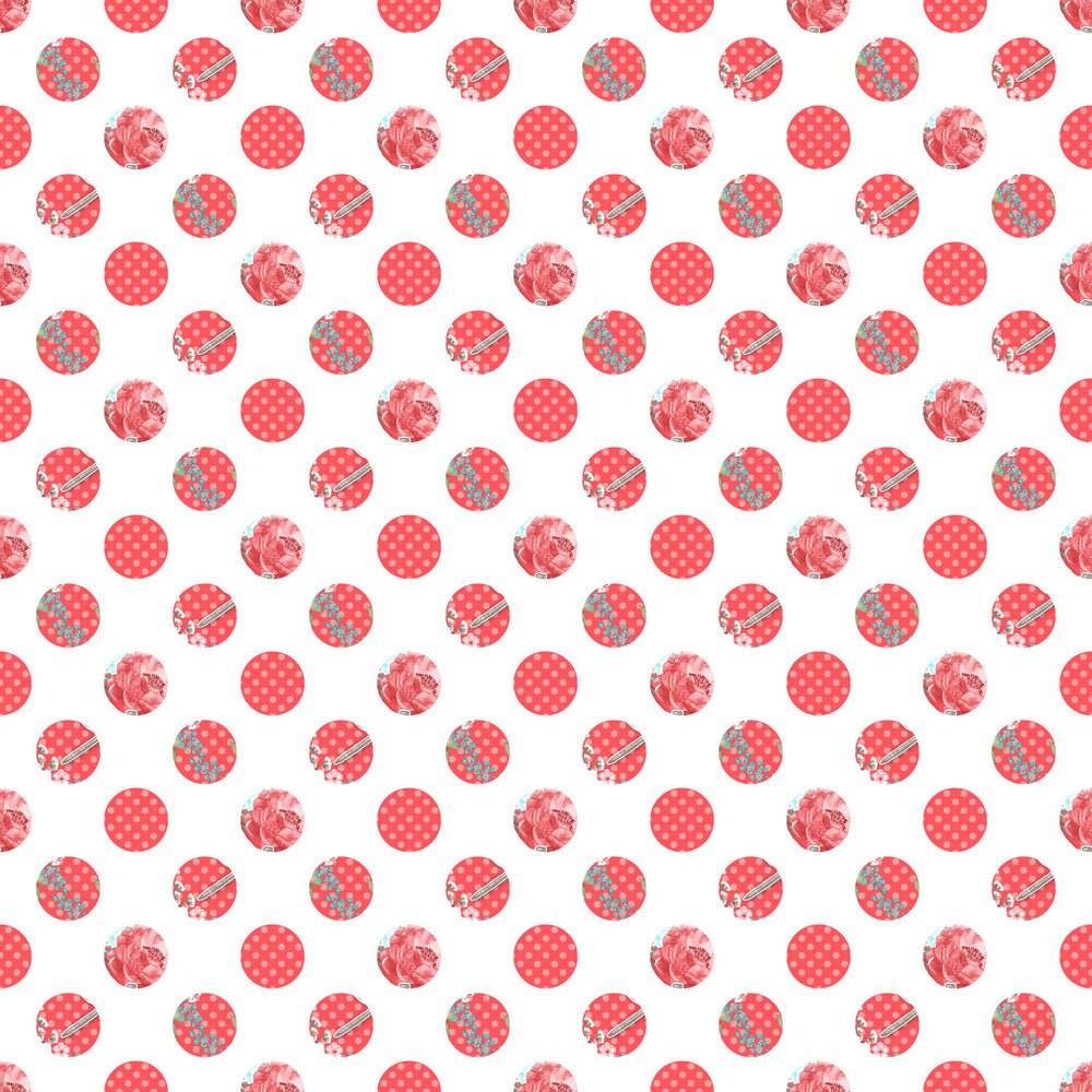 Sweet Dragonfly Dots Fabric