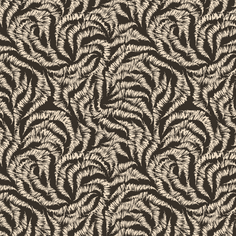 Textured Line Fabric - Brown