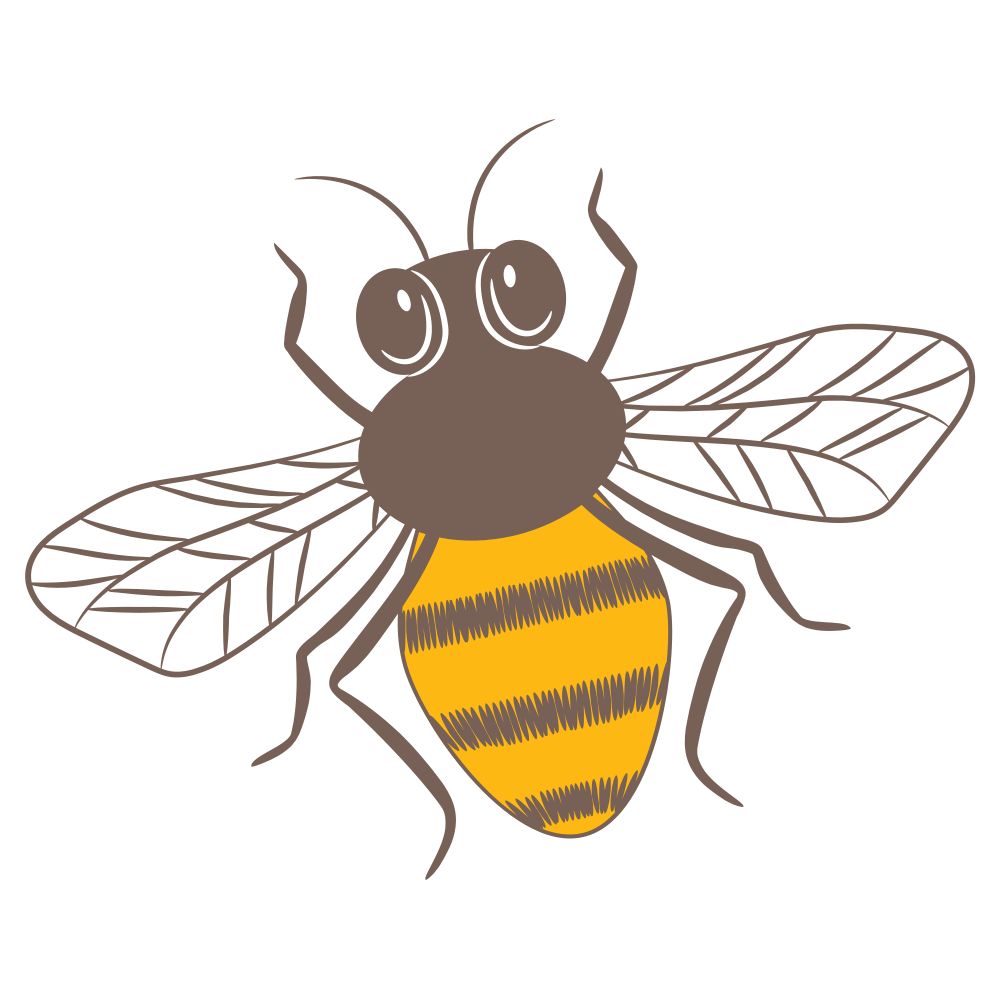 Sunflowers and Bees Single Top Fabric Panel