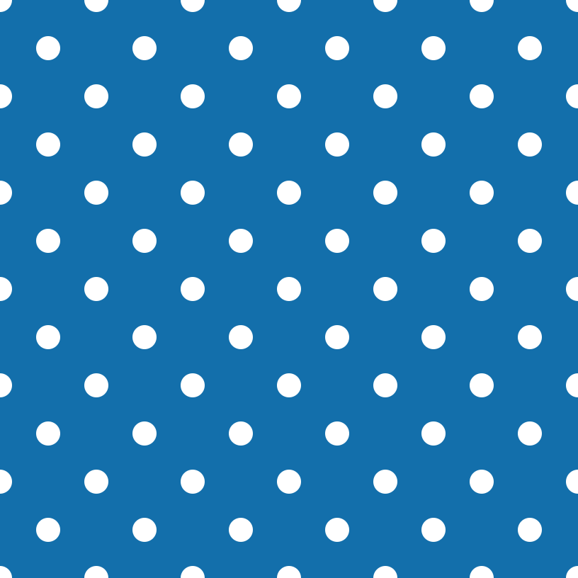 White Dots Fabric - Blue