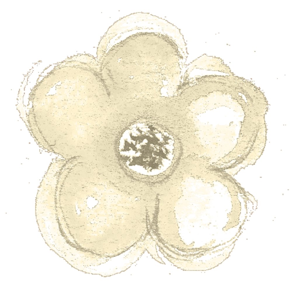 Yellow Flower Fabric Panel