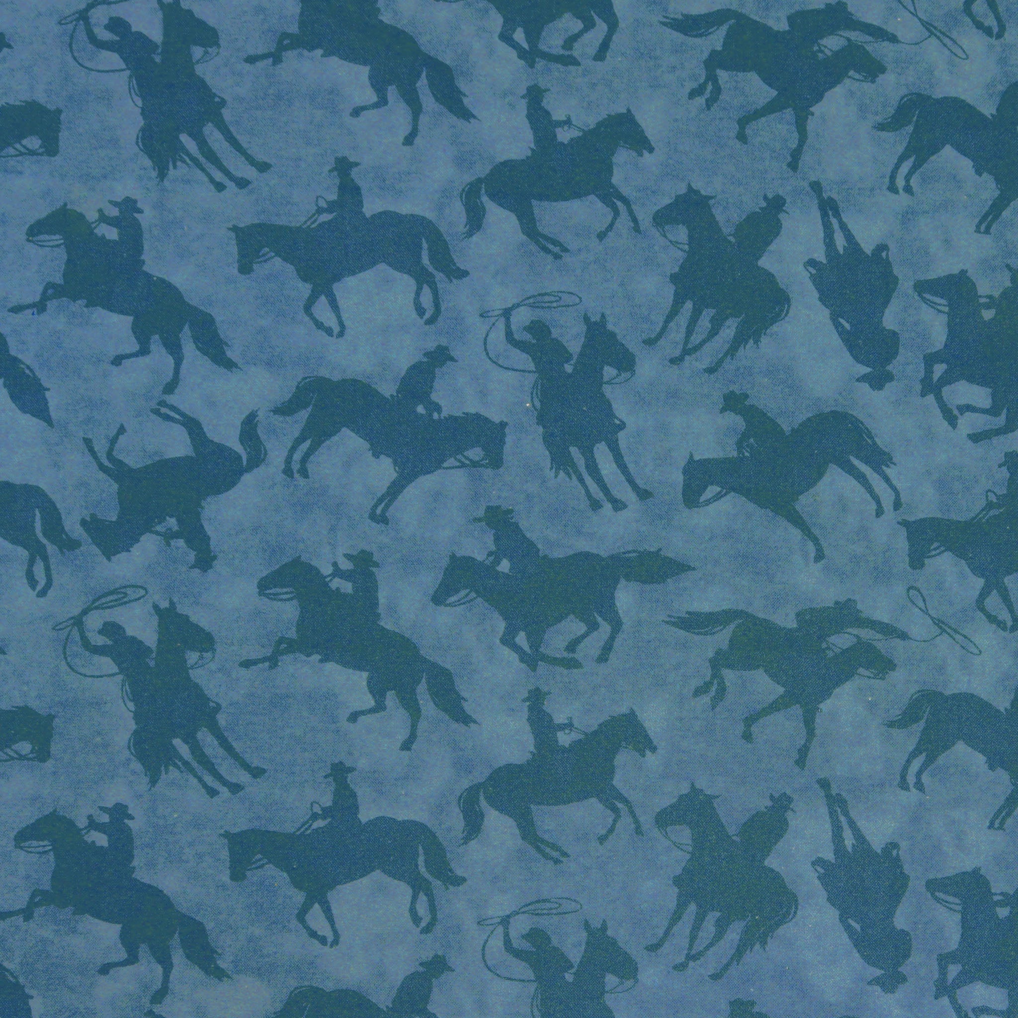 Yellowstone 108" Fabric Collection - Cowboys Denim Blue 108"