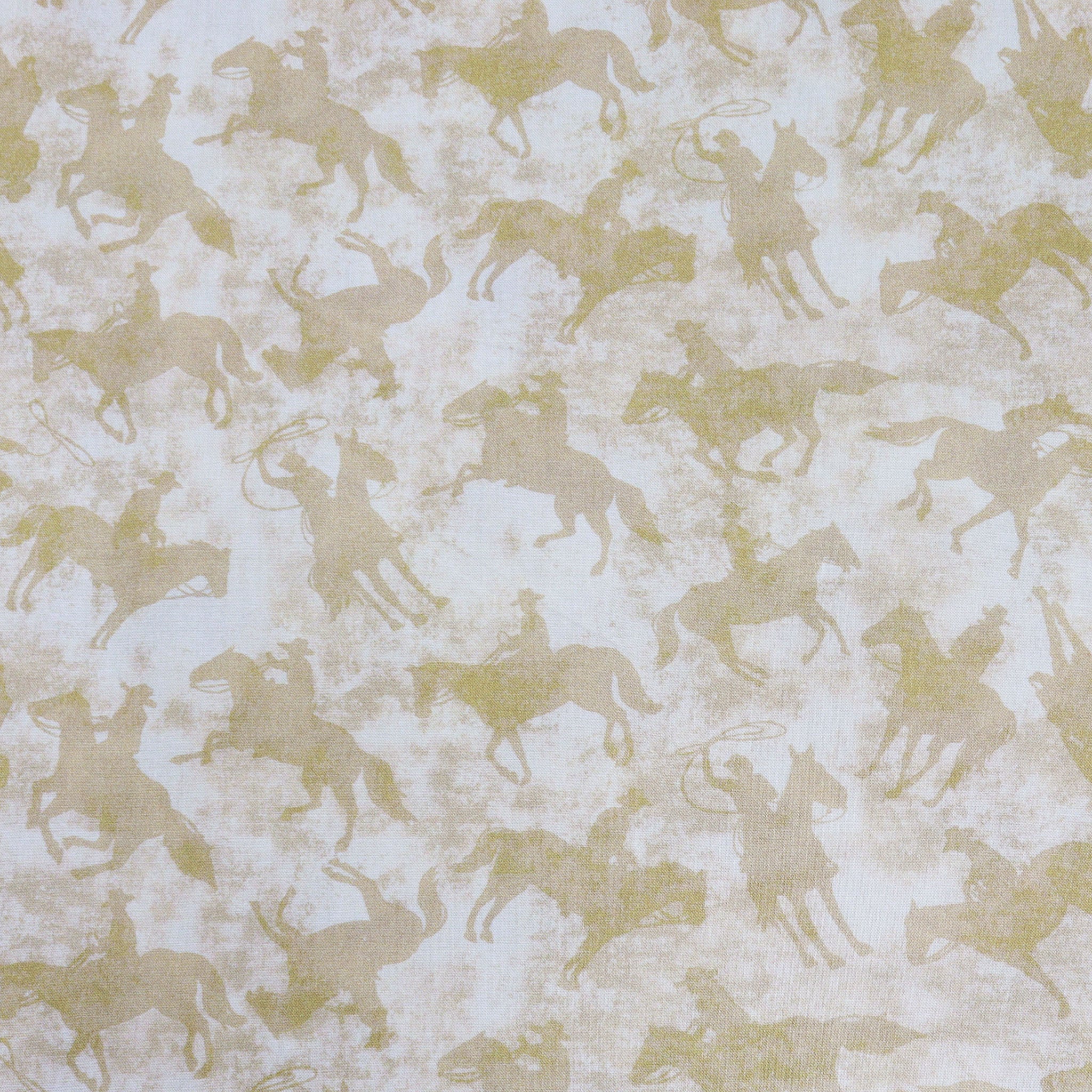Yellowstone 108" Fabric Collection - Cowboys Ecru 108"