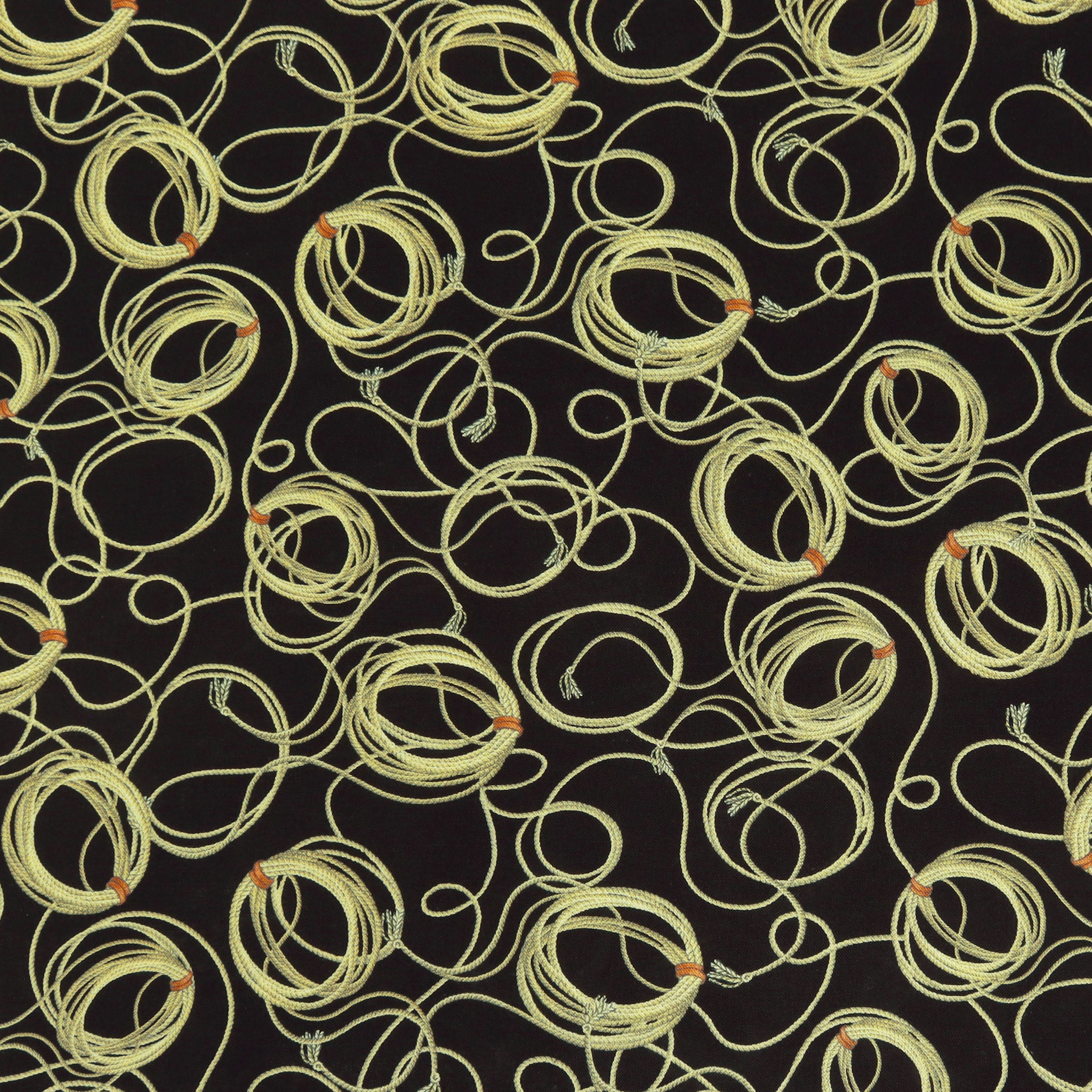 Yellowstone Fabric Collection - Lasso Black