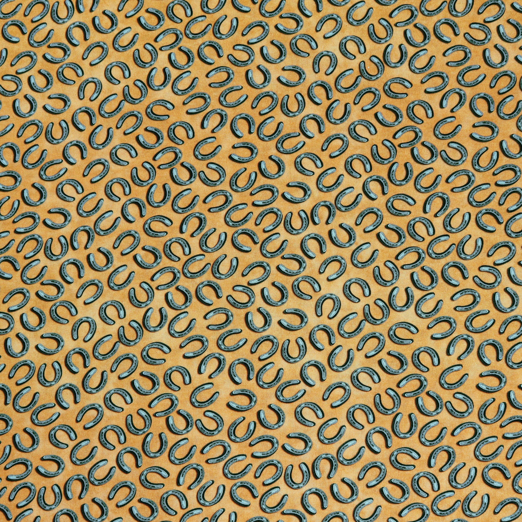 Yellowstone Fabric Collection - Tossed Horseshoes Tan