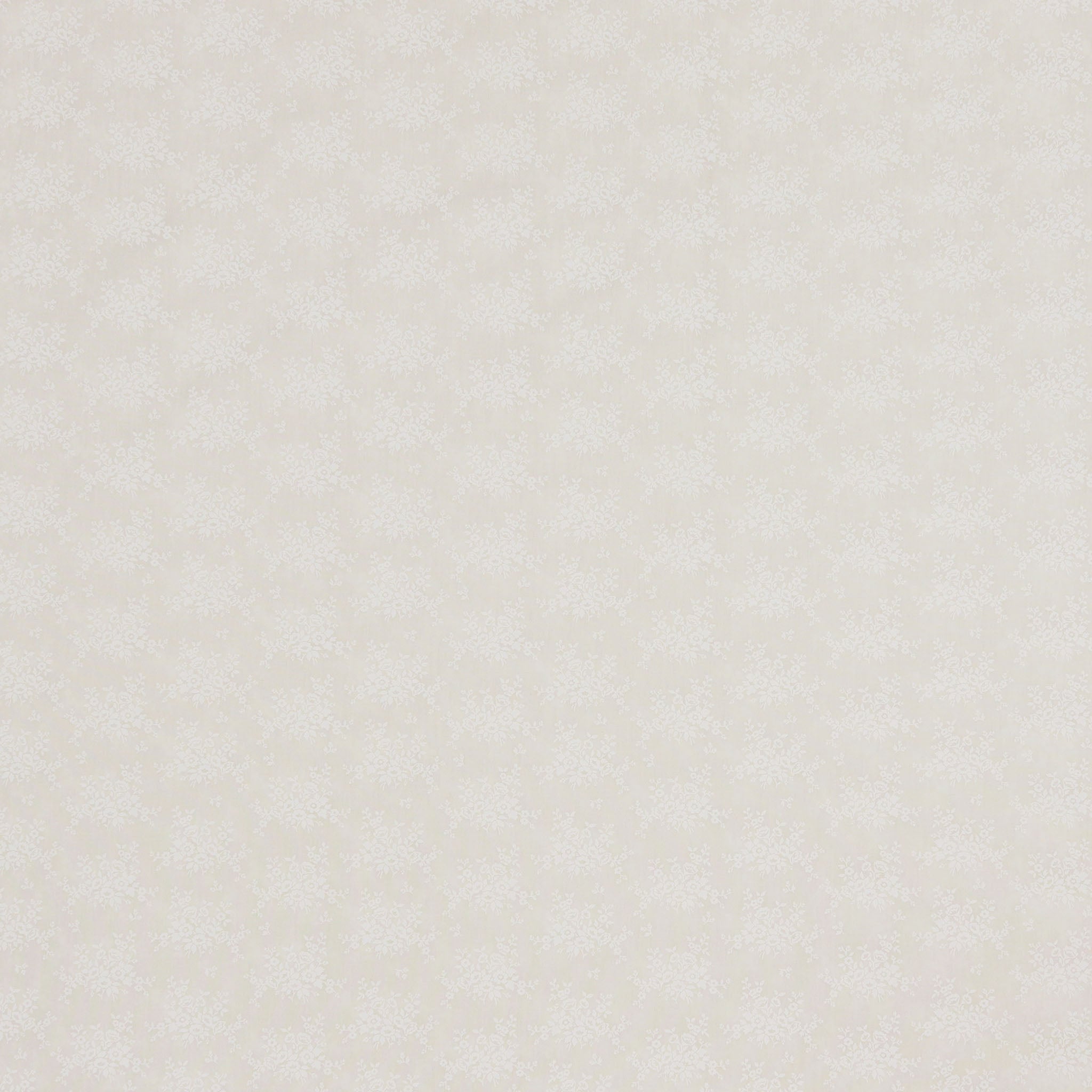 Classic Keepsakes Fabric Collection - Mini Floral Bouquet White