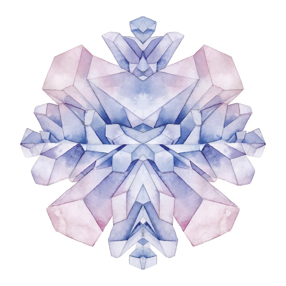 Watercolor Spherical Crystal Fabric Panel