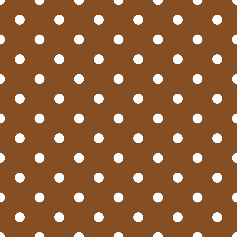 White Dots Fabric - Russet