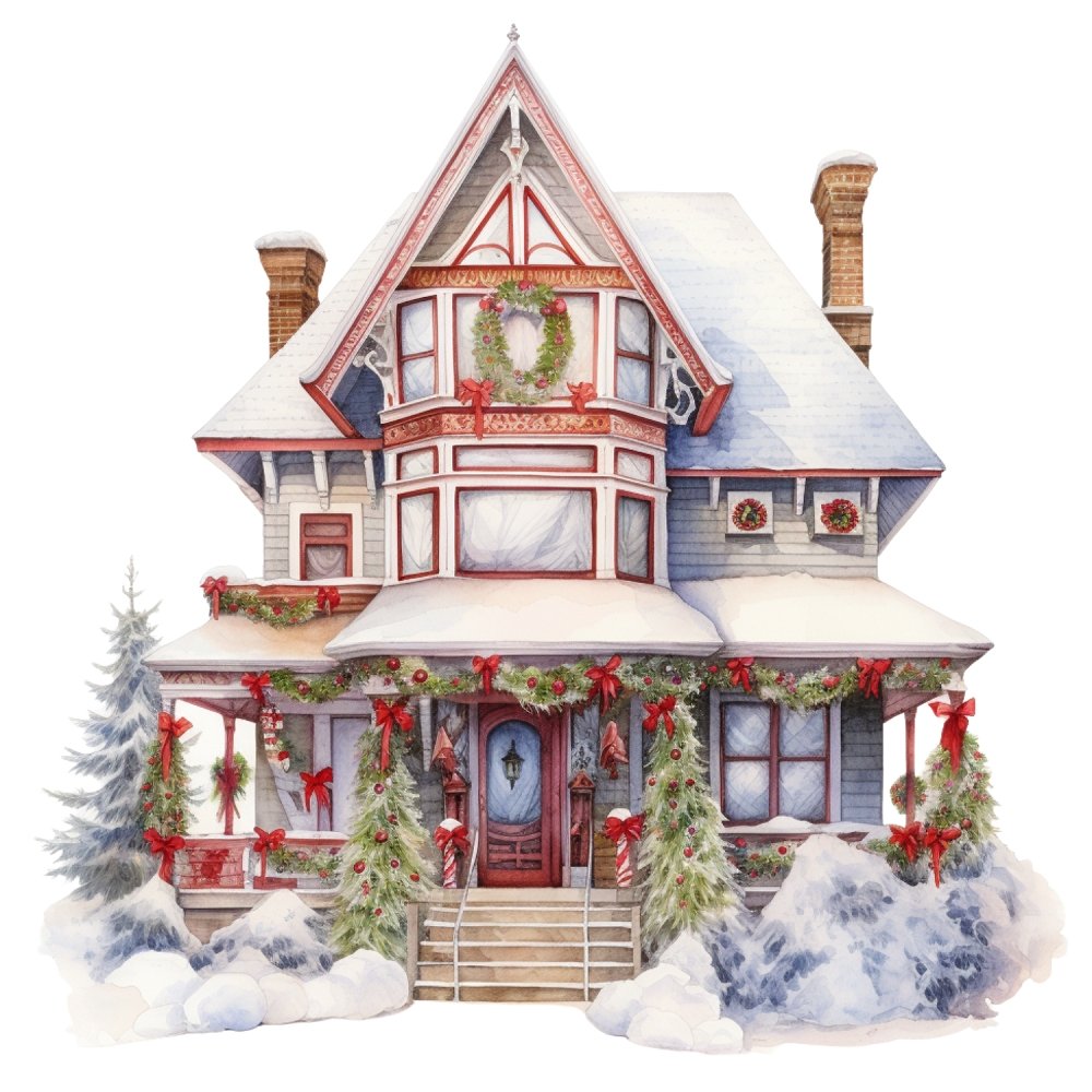 Winter Wonder Lane #1 Fabric Panel