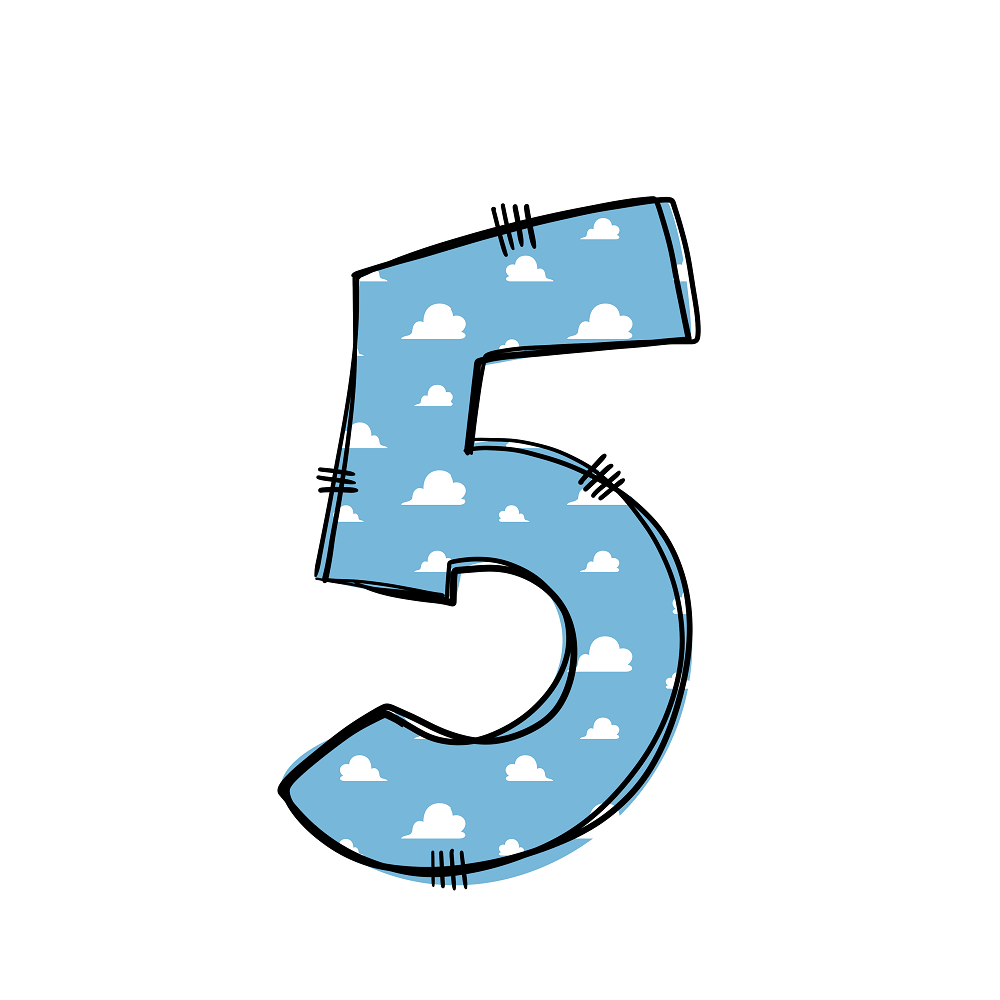 Western Cowboy ''5'' Clouds Fabric Panel