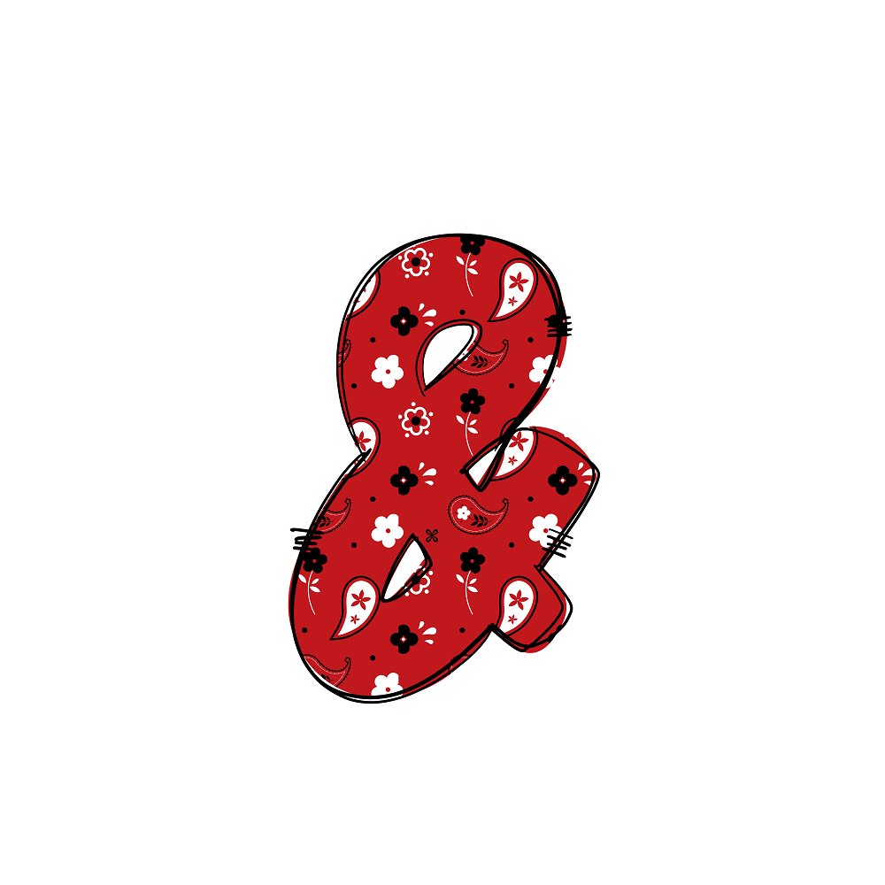 Western Cowboy ''&'' Paisley Fabric Panel