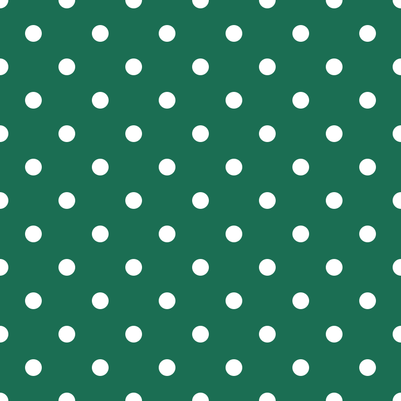 White Dots Fabric - Hunter Green
