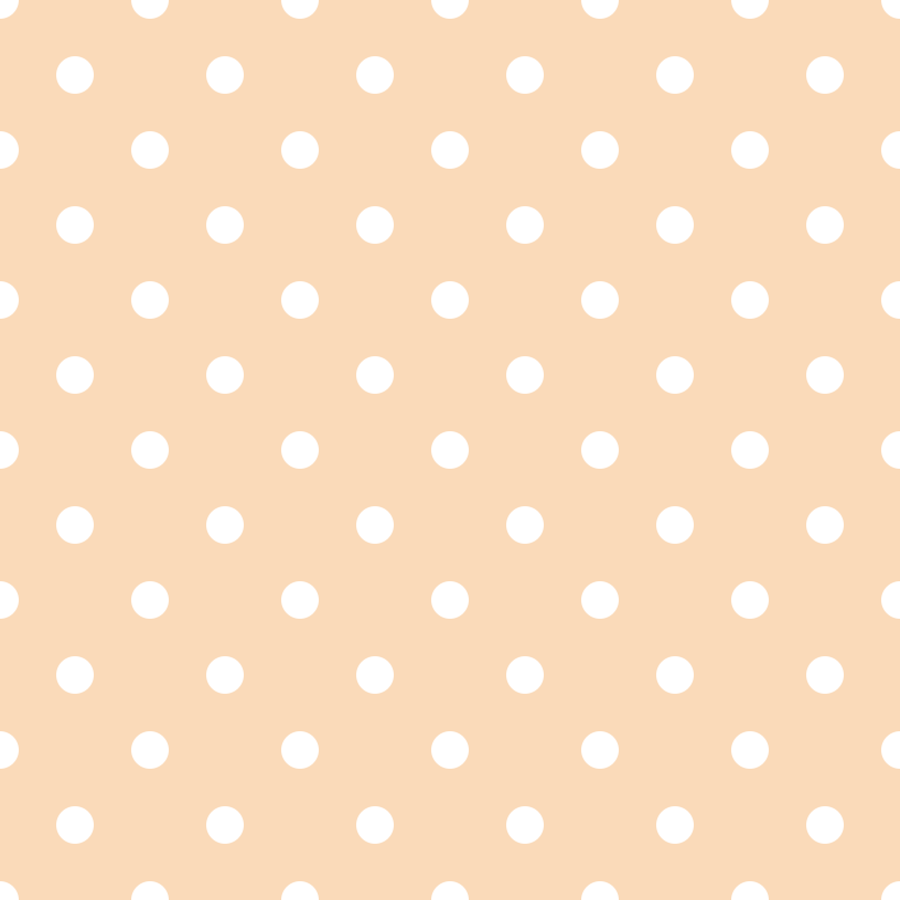 White Dots Fabric - Pizazz Peach