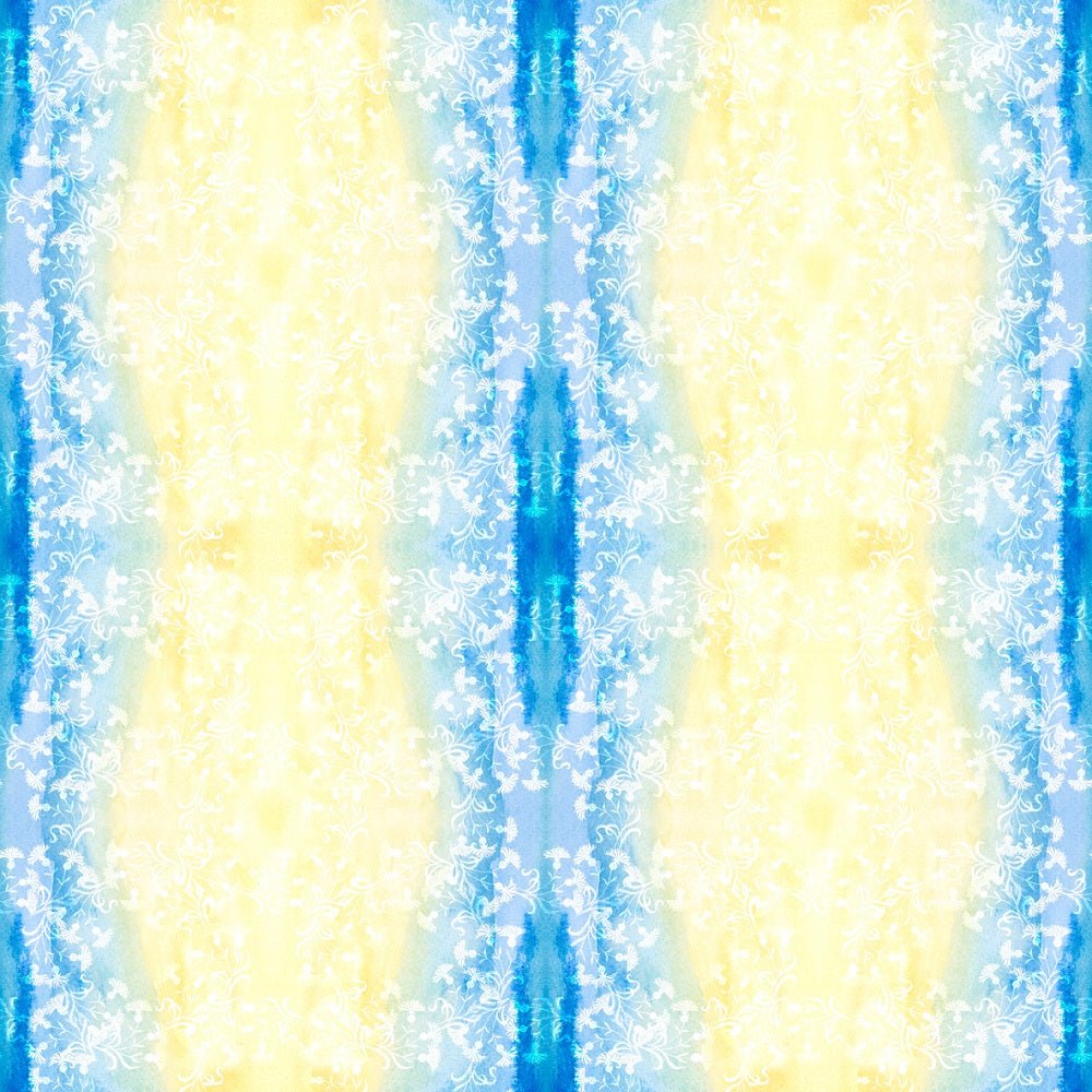 Wildflowers and Cornflowers Blender Fabric